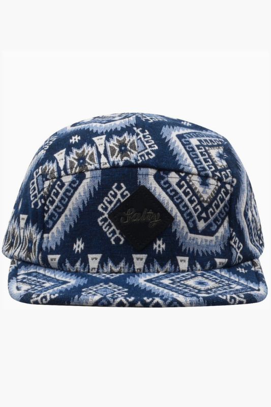 Salty Geo Jacquard 5-Panel Cap