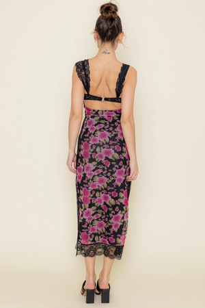 Anna Lace Floral Dress