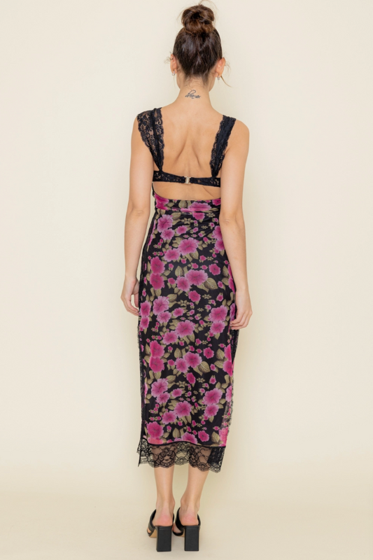 Anna Lace Floral Dress