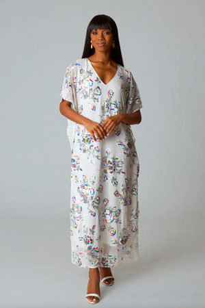 Atlas Sequin Caftan