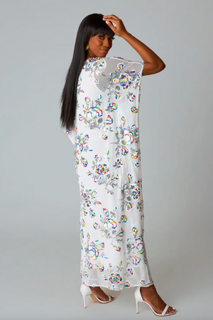 Atlas Sequin Caftan