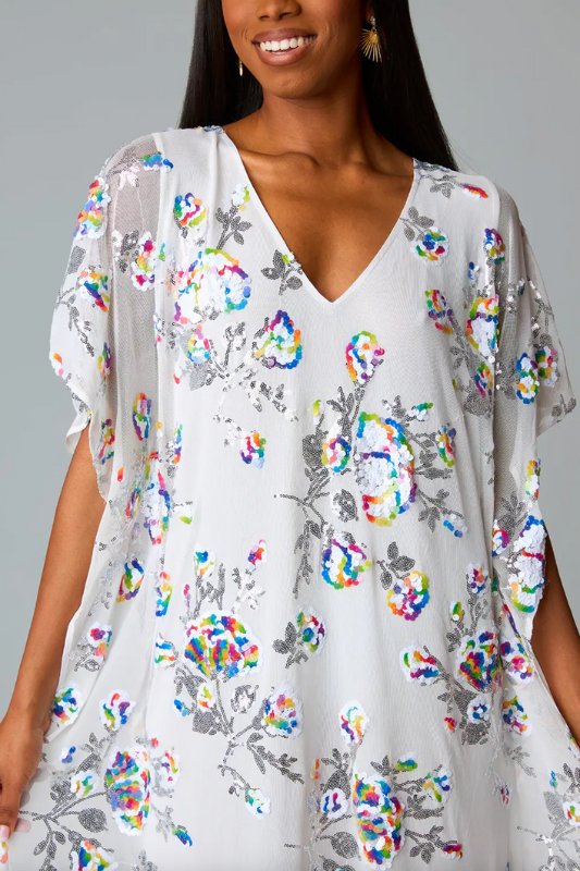 Atlas Sequin Caftan