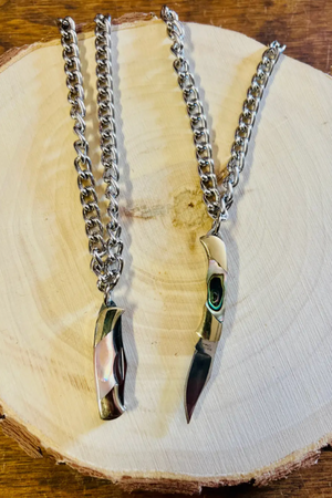 Large Switchblade Chain Necklace