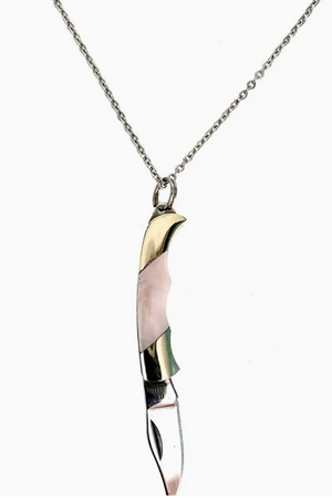 Large Switchblade Chain Necklace