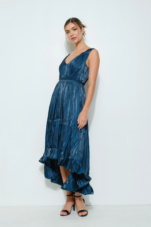 Flora Ruffle Midi Dress