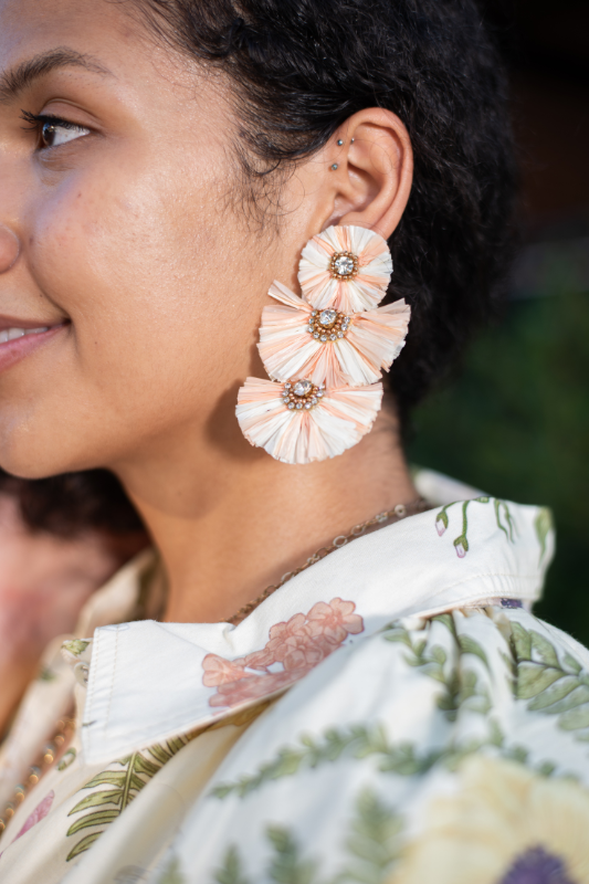 Raffia Earrings