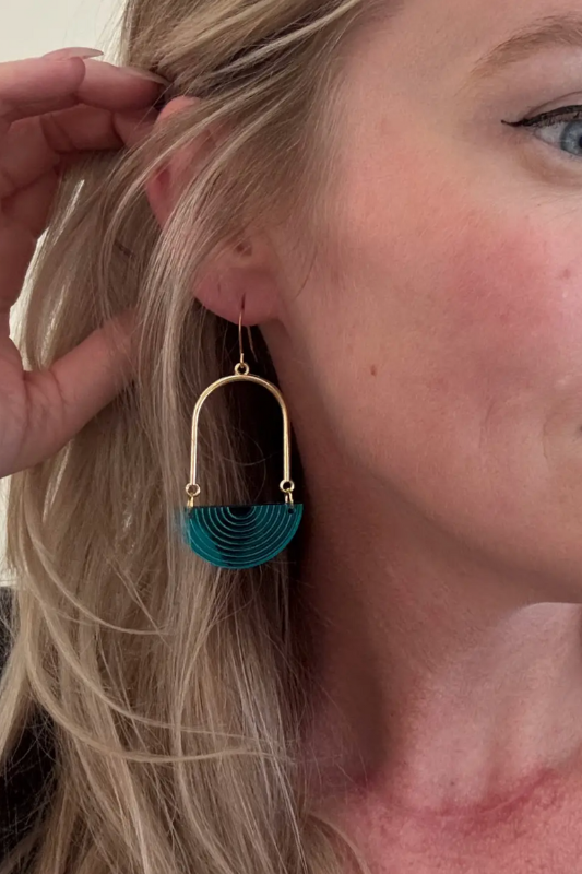 Slime Half Moon Earrings