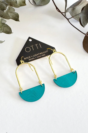 Slime Half Moon Earrings