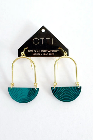 Slime Half Moon Earrings