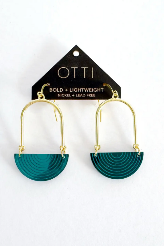 Slime Half Moon Earrings
