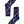 Load image into Gallery viewer, Bold Blue Floral Sheer Socks

