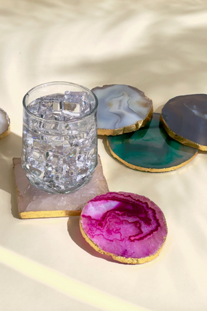 Quartz Coasters - Set of 4