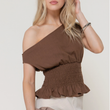 Load image into Gallery viewer, Suzie Top- Brown
