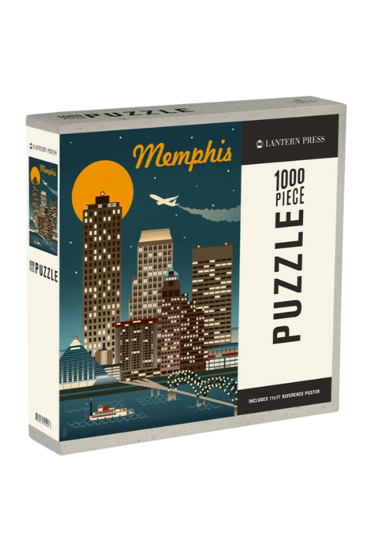 1000 pc. Memphis Retro Skyline Puzzle