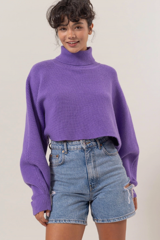 Lila Cropped Sweater