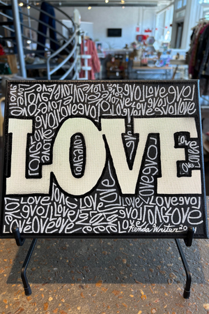 Renda Writer 8x10" Love Canvas