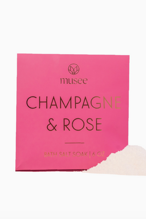 Mini Bath Salt Soak - Champagne & Rose