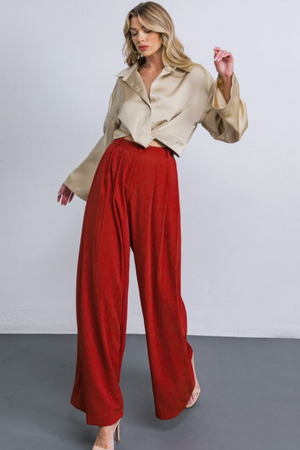 Mara Pant - Ruby Red