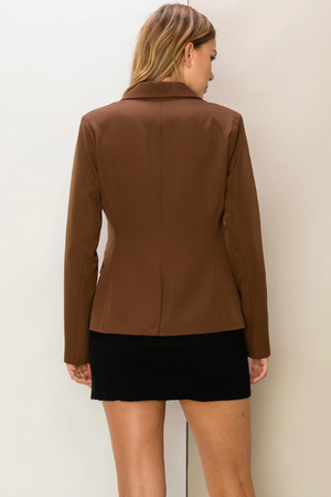 First Class Blazer - Brown