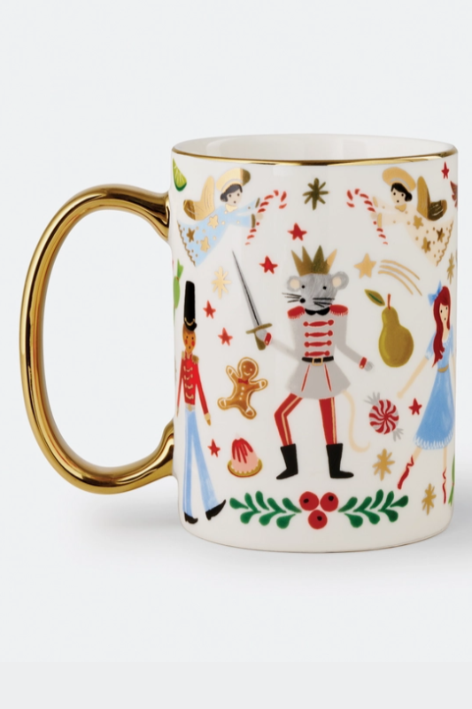 Nutcracker Porcelain Mug