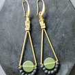 Load image into Gallery viewer, Olivine Glass earrings
