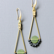 Load image into Gallery viewer, Olivine Glass earrings
