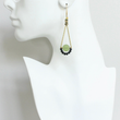 Load image into Gallery viewer, Olivine Glass earrings
