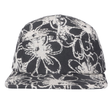 Load image into Gallery viewer, Abstract Flower Jacquard Camp Cap
