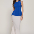 Load image into Gallery viewer, Polly Peplum Top - Royal
