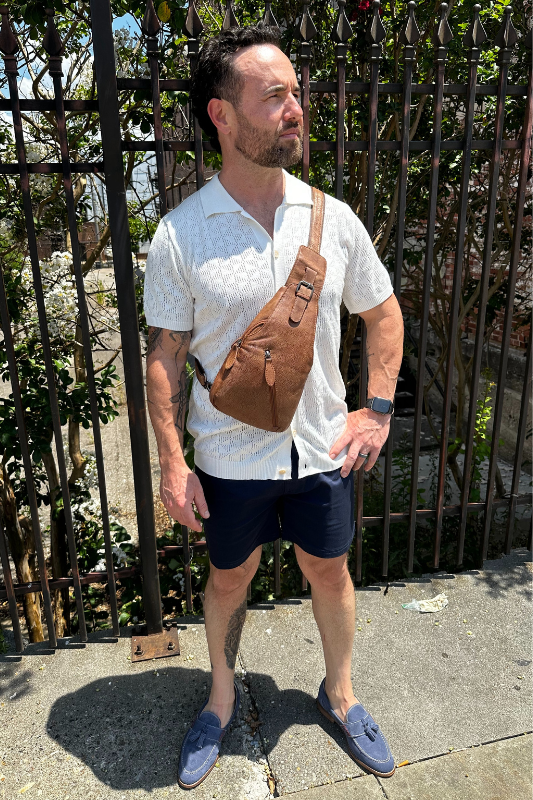 Ryder Leather Sling Bag