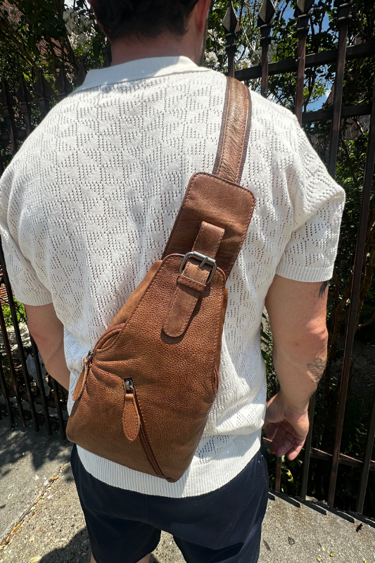 Ryder Leather Sling Bag - Main Image