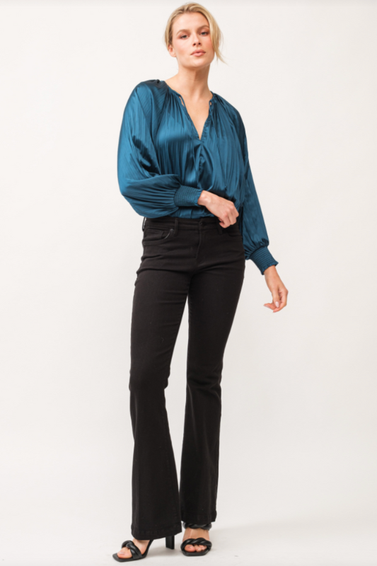 Rosa Flare - Black