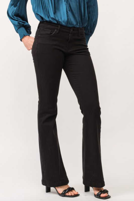 Rosa Flare - Black