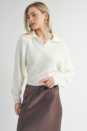 Scarlet Sweater - Ivory<br>***Last One***