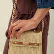 Load image into Gallery viewer, Nelly Straw Crossbody Bag
