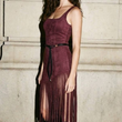 Load image into Gallery viewer, Olivia Suede Fringe Midi Dress
