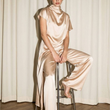 Load image into Gallery viewer, Annabel Satin Tunic Bottom
