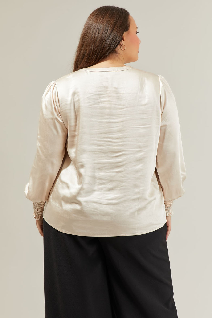 Henley Blouse - PLUS