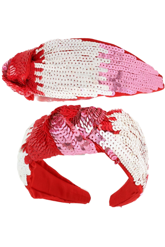 V-Day Tri Color Headband