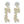 Load image into Gallery viewer, &quot;Bride&quot; Dangle Earrings
