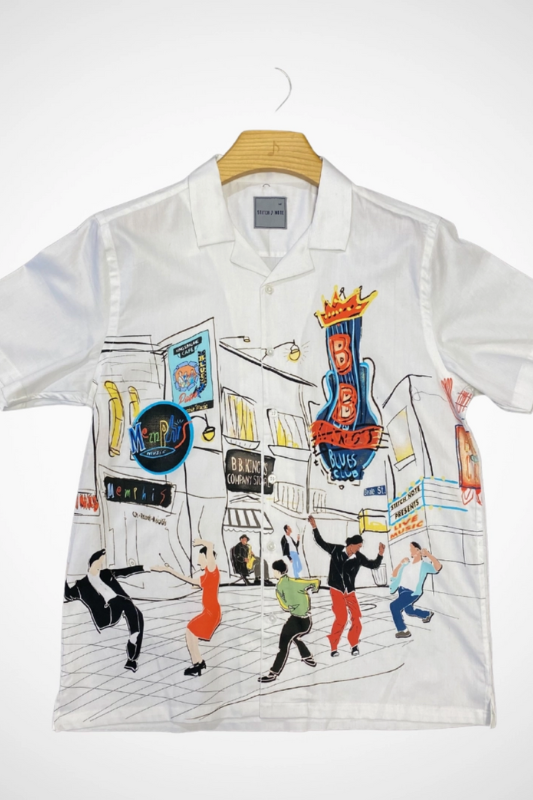 Beale Street White Classic Shirt