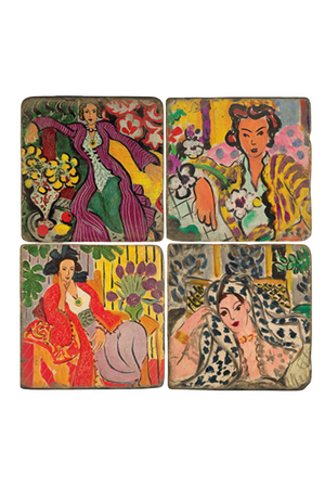 Women Of Matisse Marble Coasters