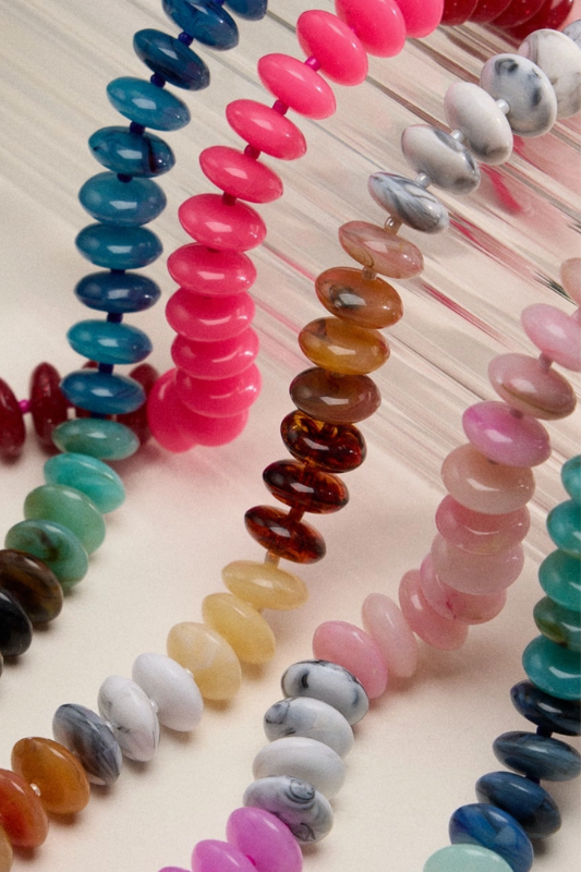 Ombre Resin Bead Necklace