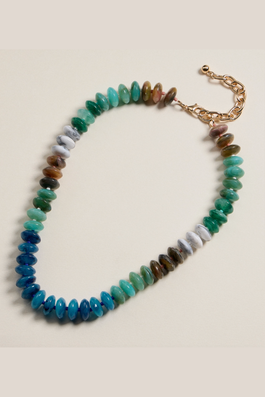 Ombre Resin Bead Necklace