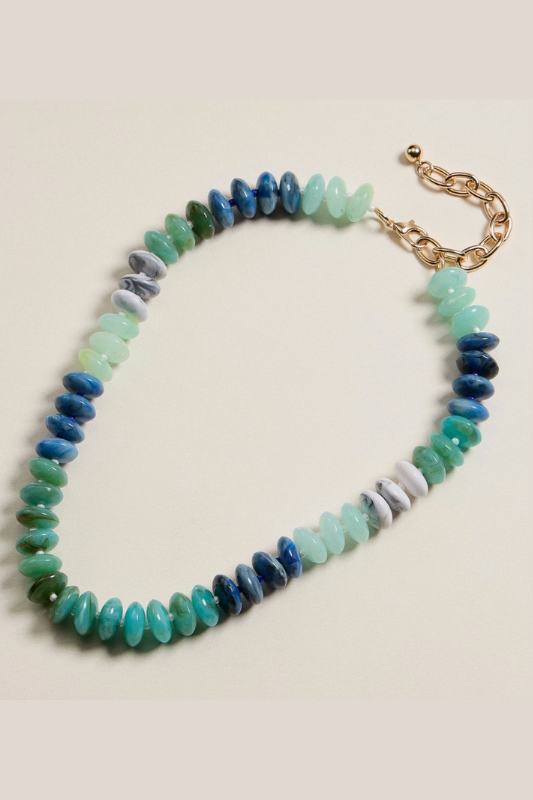 Ombre Resin Bead Necklace