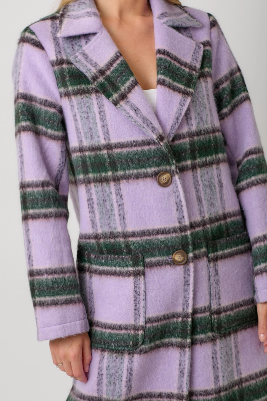 Majesty Plaid  Coat