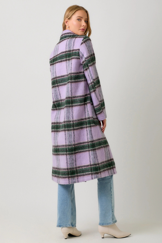 Majesty Plaid  Coat