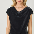 Load image into Gallery viewer, Vera Velvet Top- Black

