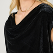 Load image into Gallery viewer, Vera Velvet Top- Black
