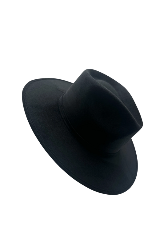 Vegan Suede Rancher- Black